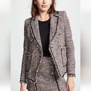 Veronica Beard Multicolor Tweed Jacket